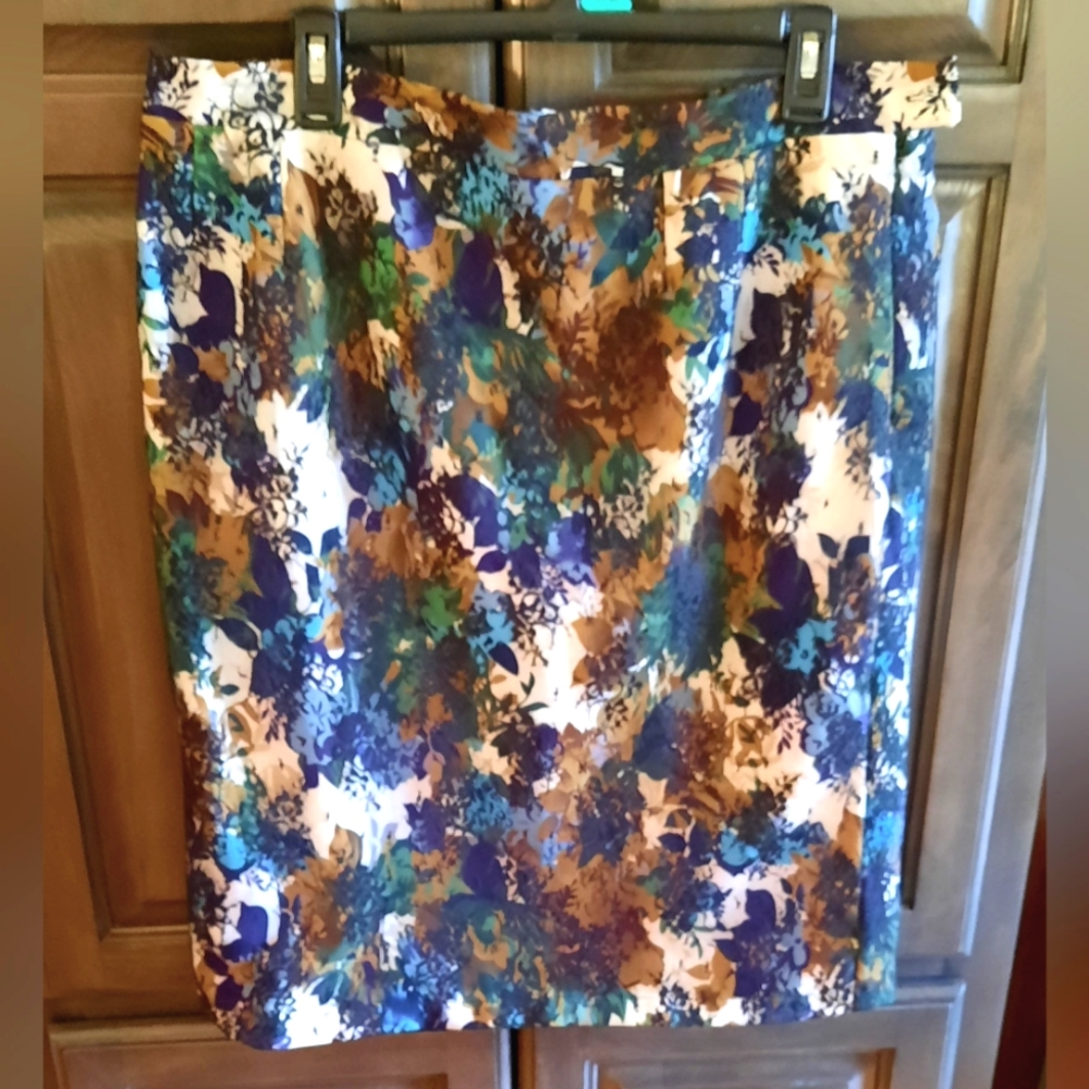 NEW Colleen Lopez Lace Overlay Pencil Skirt - XL